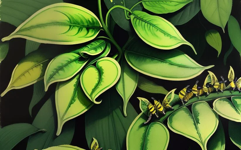 如何處理黃金葛的毛毛蟲疾病？ 它是造成葉子變黃變黑的元兇嗎?