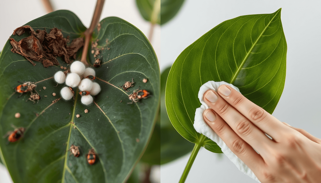 介殼蟲_紅蜘蛛為何總是找上你的橡皮樹_根除的環境療法