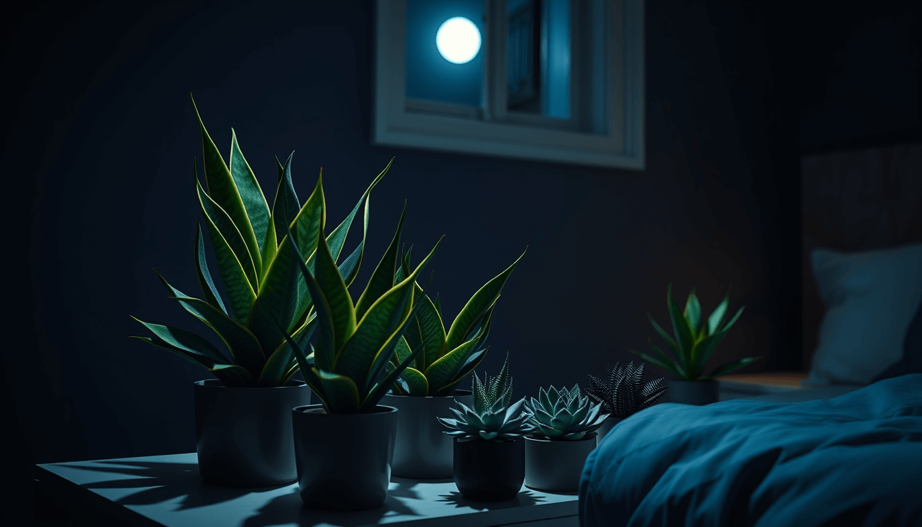 景天酸代謝_CAM_植物的真相_夜間釋氧效果對睡眠的影響有多大