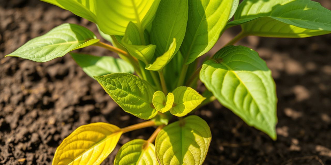 葉子變黃的求救訊號：別再猜了！教你從「變黃位置」看懂植物的真正需求